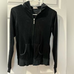 Black zip up jacket